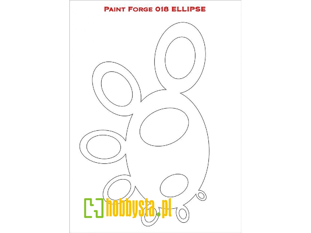 Ellipse Stencils M (Size 14.0cm X 9.8cm) - zdjęcie 1 Ellipse Stencils M (Size 14.0cm X 9.8cm) - zdjęcie 1