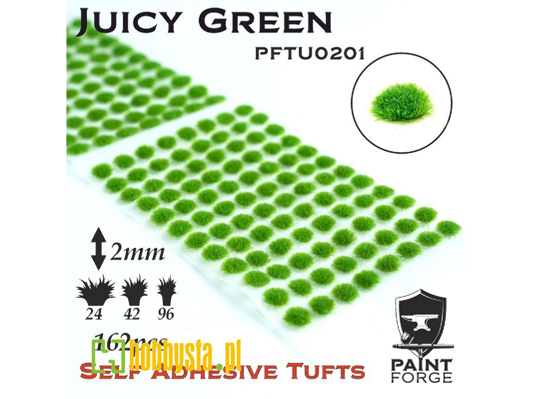Juicy Green Grass Tufts 2mm - zdjęcie 1 Juicy Green Grass Tufts 2mm - zdjęcie 1