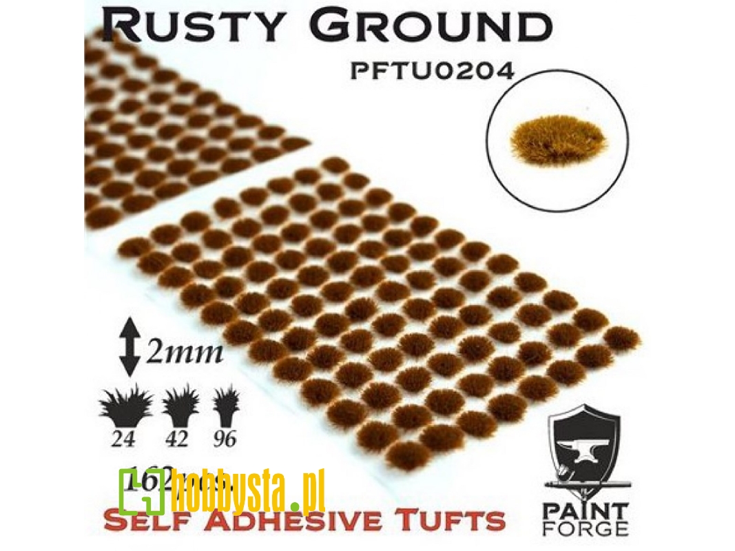 Rusty Ground Grass Tufts 2mm - zdjęcie 1