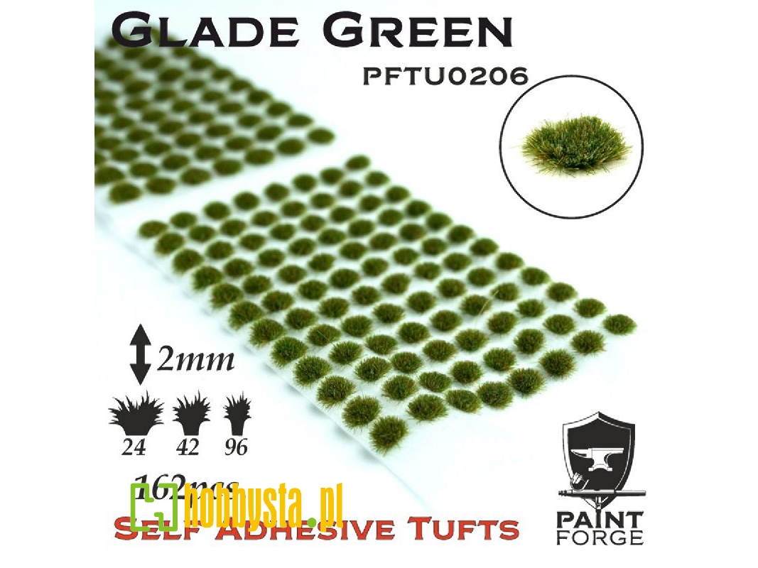Glade Green Grass Tufts 2mm - zdjęcie 1