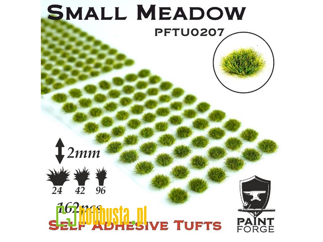 Small Meadow Grass Tufts 2mm - zdjęcie 1