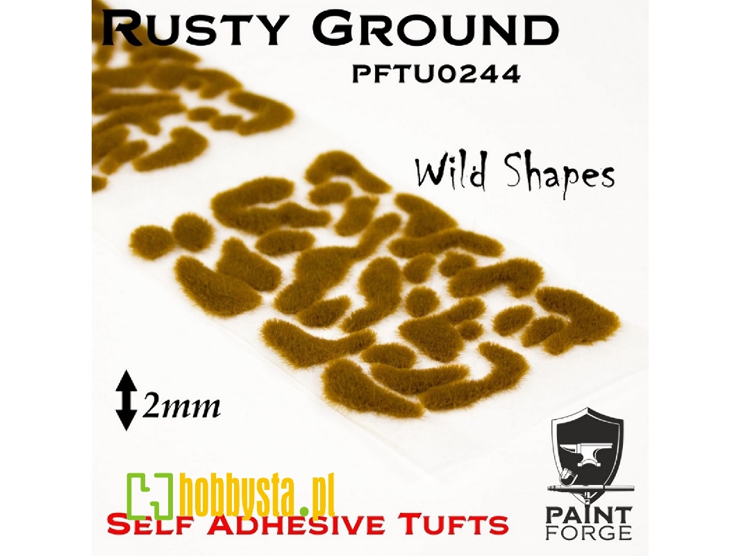 Rusty Ground Wild Shapes 2 Mm - Self Adhesive Tufts - zdjęcie 1 Rusty Ground Wild Shapes 2 Mm - Self Adhesive Tufts - zdjęcie 1