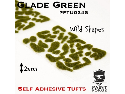 Glade Green Wild Shapes 2 Mm - Self Adhesive Tufts - zdjęcie 1