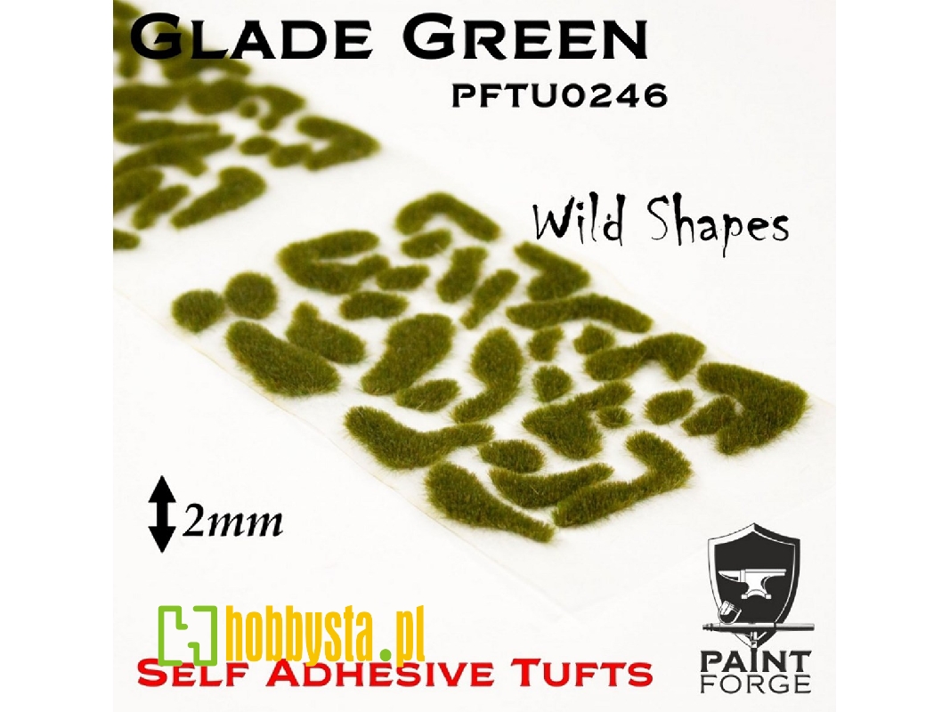 Glade Green Wild Shapes 2 Mm - Self Adhesive Tufts - zdjęcie 1