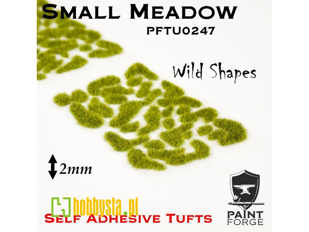 Small Meadow Wild Shapes 2 Mm - Self Adhesive Tufts - zdjęcie 1