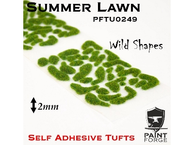 Summer Lawn Wild Shapes 2 Mm - Self Adhesive Tufts - zdjęcie 1