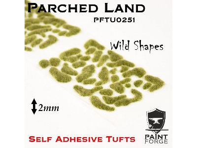 Parched Land Wild Shapes 2 Mm - Self Adhesive Tufts - zdjęcie 1