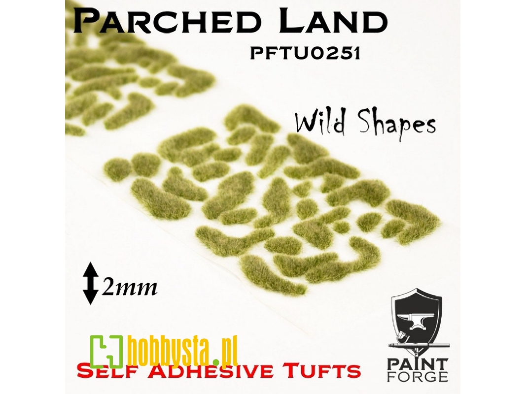 Parched Land Wild Shapes 2 Mm - Self Adhesive Tufts - zdjęcie 1