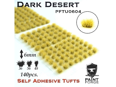 Dark Desert Grass Tufts 6mm - zdjęcie 1