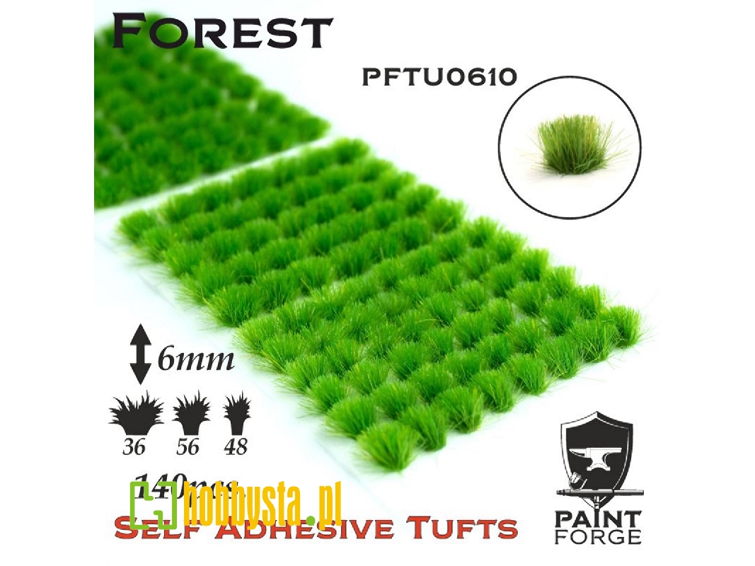 Forest Grass Tufts 6mm - zdjęcie 1 Forest Grass Tufts 6mm - zdjęcie 1