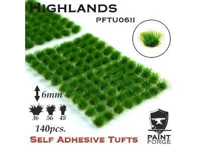 Highlands Grass Tufts 6mm - zdjęcie 1