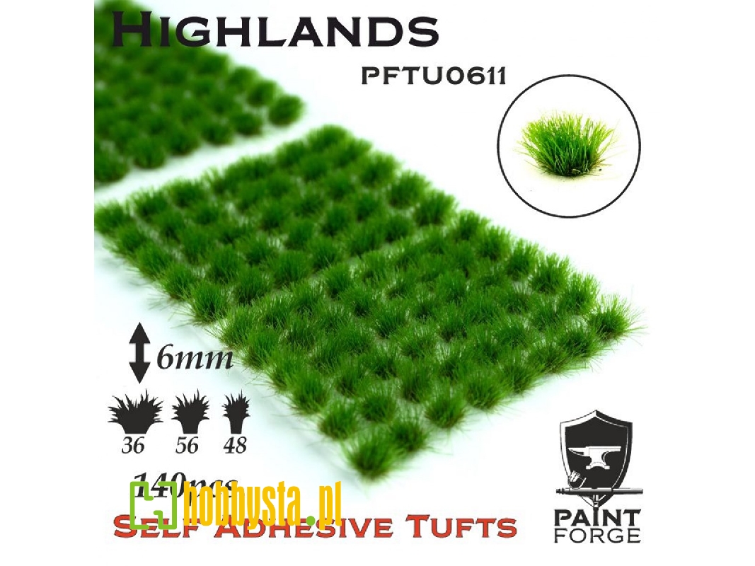 Highlands Grass Tufts 6mm - zdjęcie 1