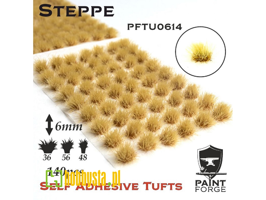 Steppe Grass Tufts 6mm - zdjęcie 1 Steppe Grass Tufts 6mm - zdjęcie 1