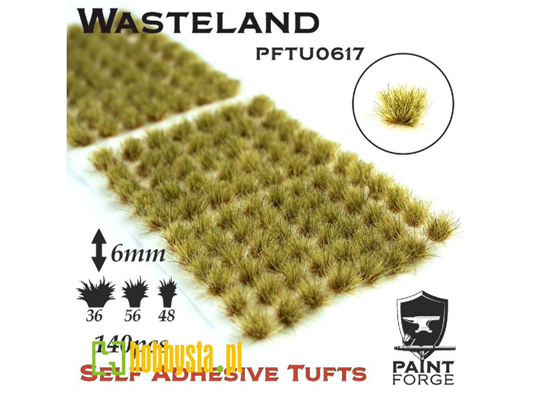 Wasteland Grass Tufts 6mm - zdjęcie 1