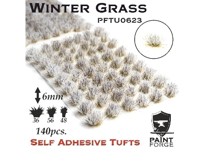 Winter Grass Grass Tufts 6mm - zdjęcie 1