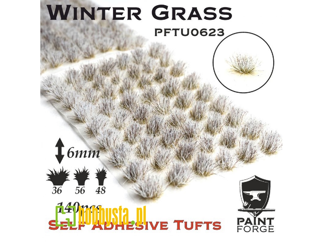 Winter Grass Grass Tufts 6mm - zdjęcie 1
