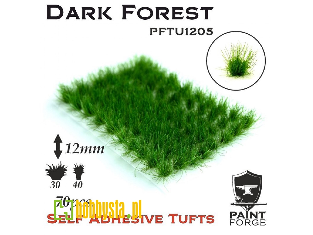 Dark Forest Grass Tufts 12mm - zdjęcie 1