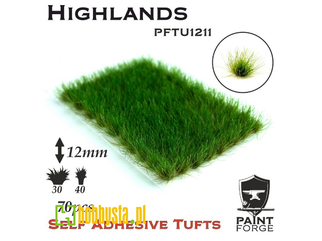 Highlands Grass Tufts 12mm - zdjęcie 1 Highlands Grass Tufts 12mm - zdjęcie 1