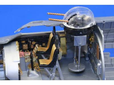  B-17G cockpit interior 1/48 - Monogram - blaszki - zdjęcie 7