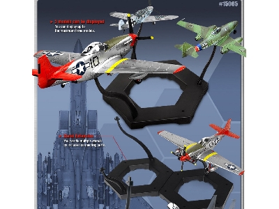Podstawki do modeli samolotów w skalach 1/48, 1/72, 1/100 i 1/144  - zdjęcie 2