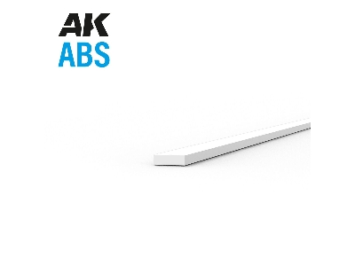 Abs Opaque Strip 0.25 X 1.00 X 350mm - 1 Piece - zdjęcie 1