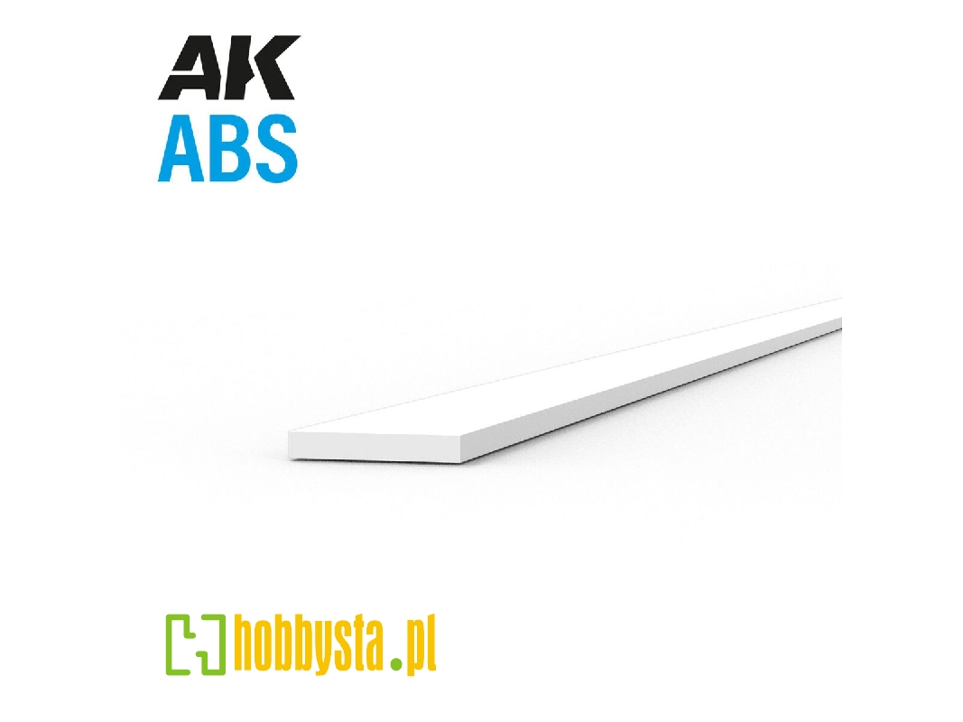 Abs Opaque Strip 0.25 X 2.00 X 350mm - 1 Piece - zdjęcie 1 Abs Opaque Strip 0.25 X 2.00 X 350mm - 1 Piece - zdjęcie 1
