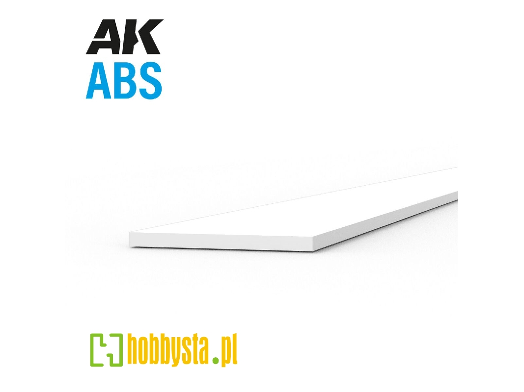 Abs Opaque Strip 0.25 X 4.00 X 350mm - 1 Piece - zdjęcie 1 Abs Opaque Strip 0.25 X 4.00 X 350mm - 1 Piece - zdjęcie 1