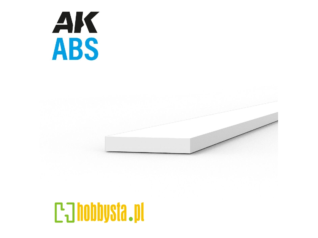 Abs Opaque Strip 0.50 X 3.00 X 350mm - 1 Piece - zdjęcie 1 Abs Opaque Strip 0.50 X 3.00 X 350mm - 1 Piece - zdjęcie 1