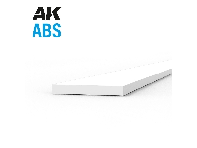 Abs Opaque Strip 0.50 X 4.00 X 350mm - 1 Piece - zdjęcie 1