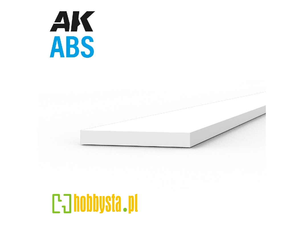 Abs Opaque Strip 0.50 X 4.00 X 350mm - 1 Piece - zdjęcie 1