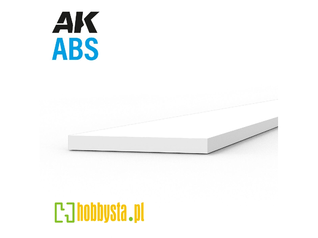 Abs Opaque Strip 0.50 X 5.00 X 350mm - 1 Piece - zdjęcie 1 Abs Opaque Strip 0.50 X 5.00 X 350mm - 1 Piece - zdjęcie 1