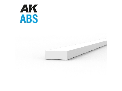 Abs Opaque Strip 0.75 X 2.00 X 350mm - 1 Piece - zdjęcie 1