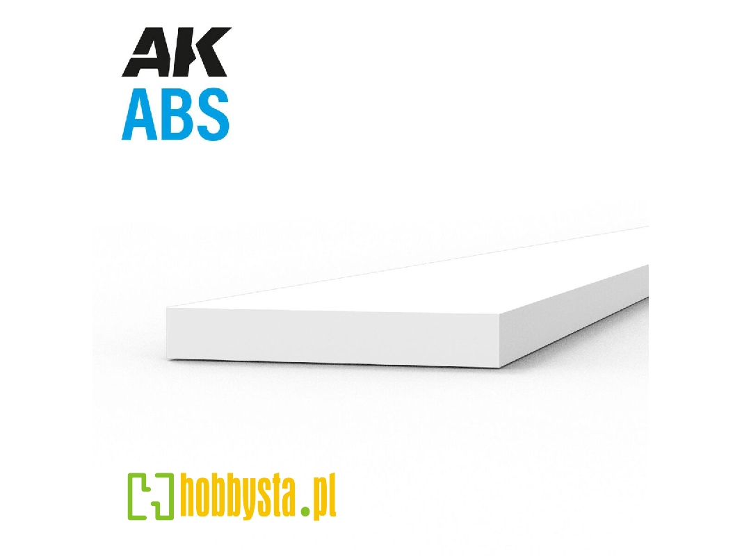 Abs Opaque Strip 0.75 X 5.00 X 350mm - 1 Piece - zdjęcie 1 Abs Opaque Strip 0.75 X 5.00 X 350mm - 1 Piece - zdjęcie 1