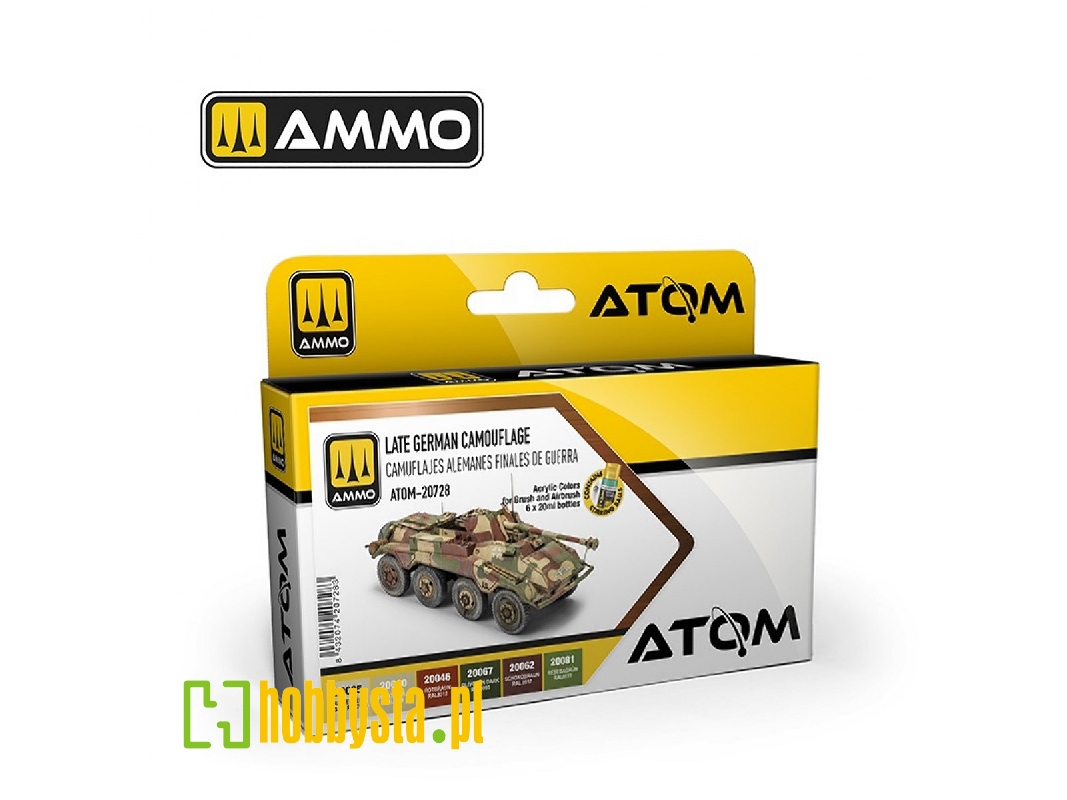 Atom-20728 Late German Camouflage Set - zdjęcie 1 Atom-20728 Late German Camouflage Set - zdjęcie 1
