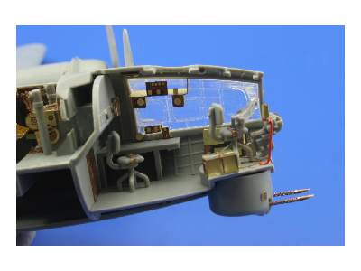  B-17G front interior 1/72 - Revell - blaszki - zdjęcie 4