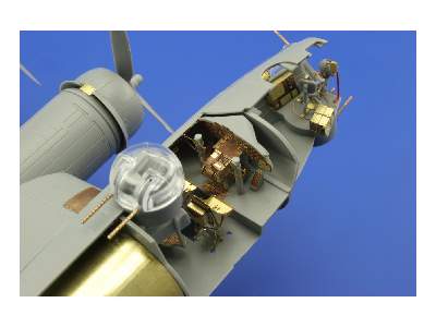  B-17G front interior 1/72 - Revell - blaszki - zdjęcie 7