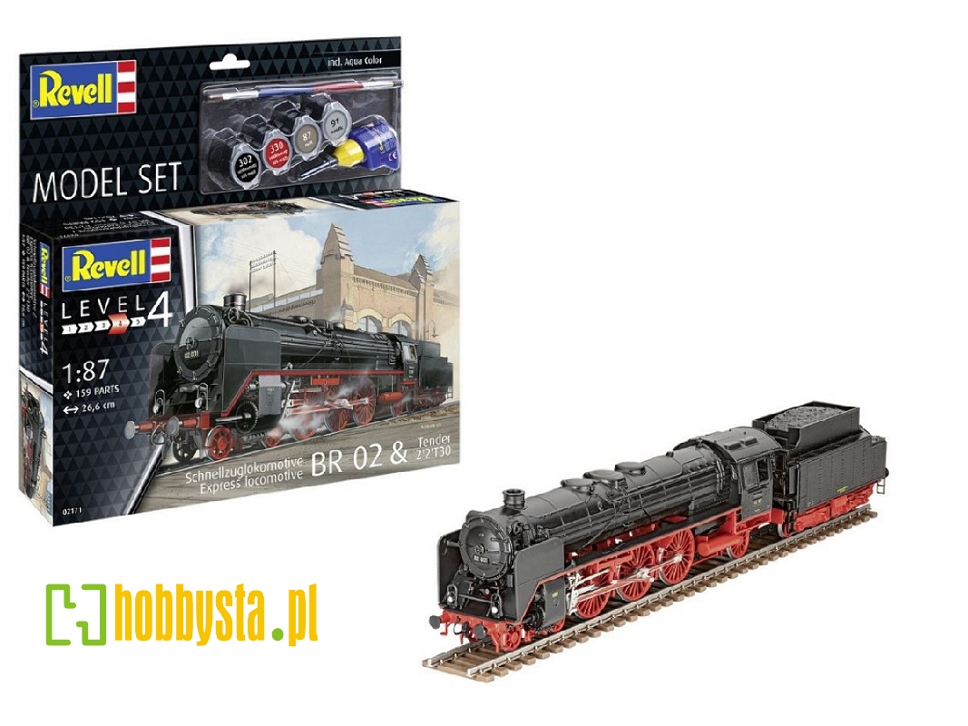Express Locomotive Br02 Model Set - zdjęcie 1 Express Locomotive Br02 Model Set - zdjęcie 1