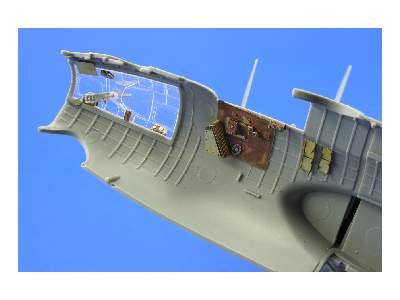  B-17G front interior 1/72 - Revell - blaszki - zdjęcie 8