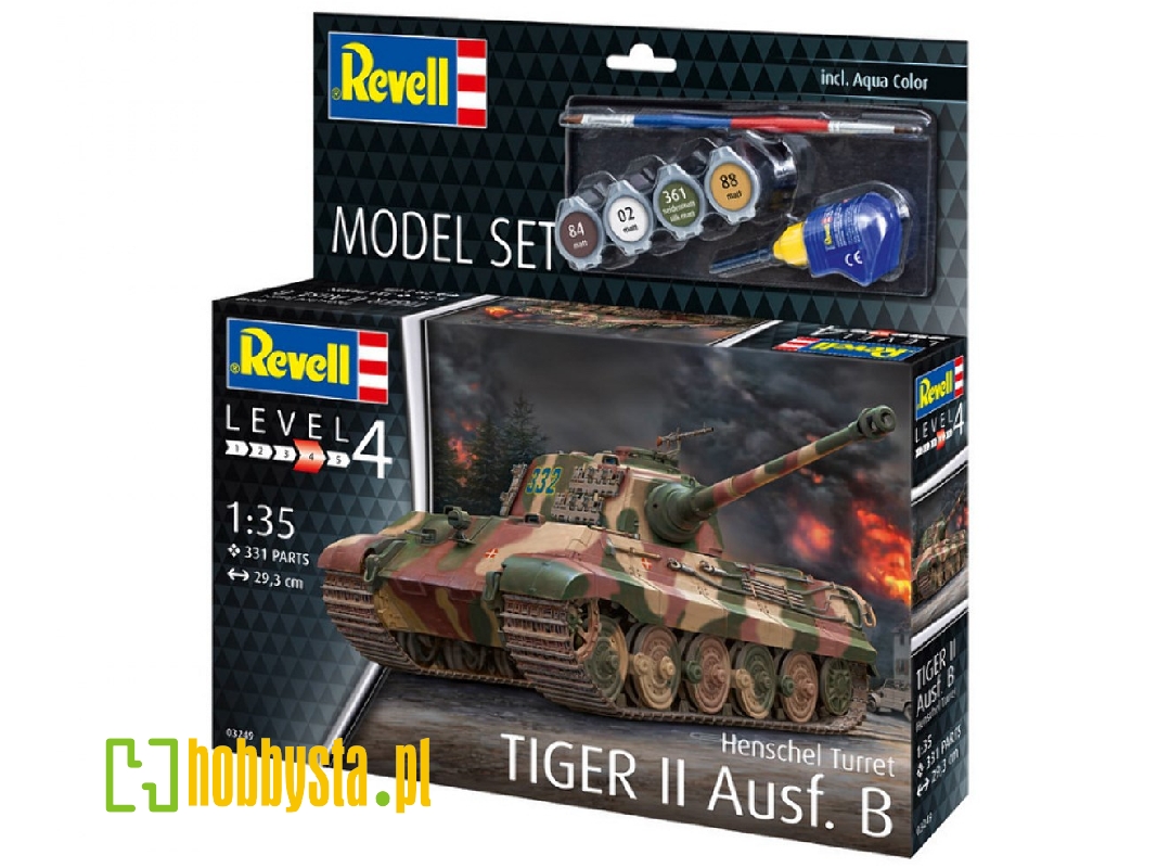 Tiger Ii Ausf. B Model Set - zdjęcie 1 Tiger Ii Ausf. B Model Set - zdjęcie 1