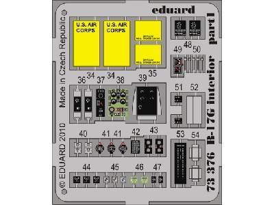  B-17G interior S. A. 1/72 - Revell - blaszki - zdjęcie 2