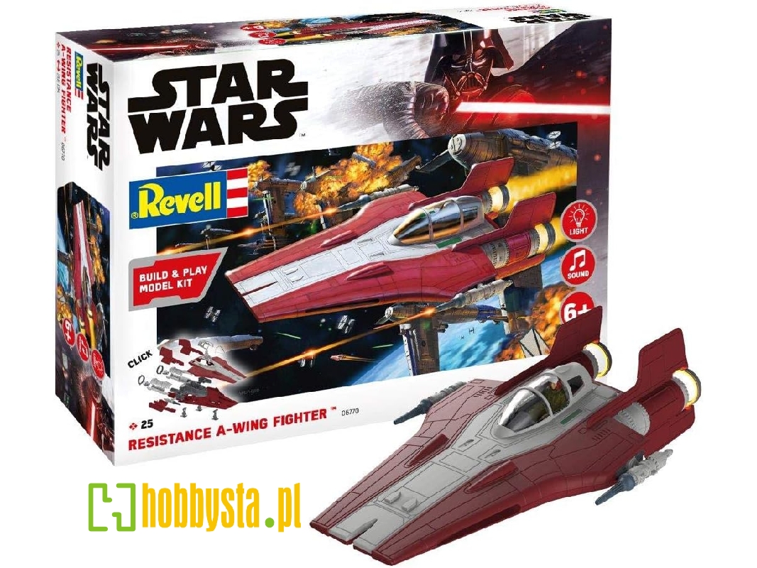 Resistance A-wing Fighter (Red) (Build & Play) - zdjęcie 1 Resistance A-wing Fighter (Red) (Build & Play) - zdjęcie 1