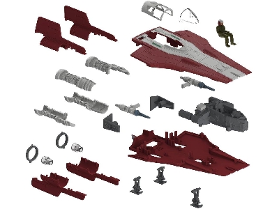 Resistance A-wing Fighter (Red) (Build & Play) - zdjęcie 7