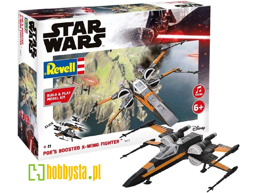 Poe's Boosted X-wing Fighter (Build & Play) - zdjęcie 1 Poe's Boosted X-wing Fighter (Build & Play) - zdjęcie 1