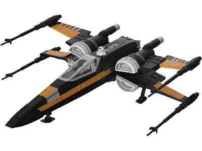 Poe's Boosted X-wing Fighter (Build & Play) - zdjęcie 4