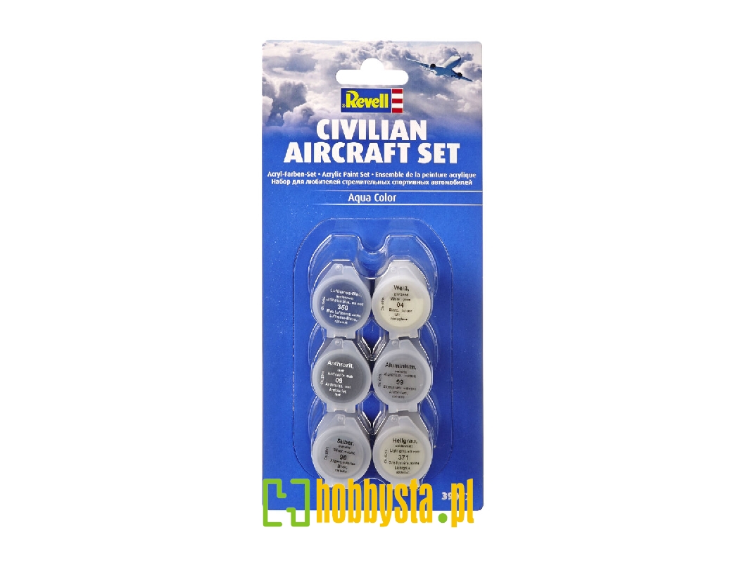 Civilian Aircraft Paints Set - zdjęcie 1 Civilian Aircraft Paints Set - zdjęcie 1
