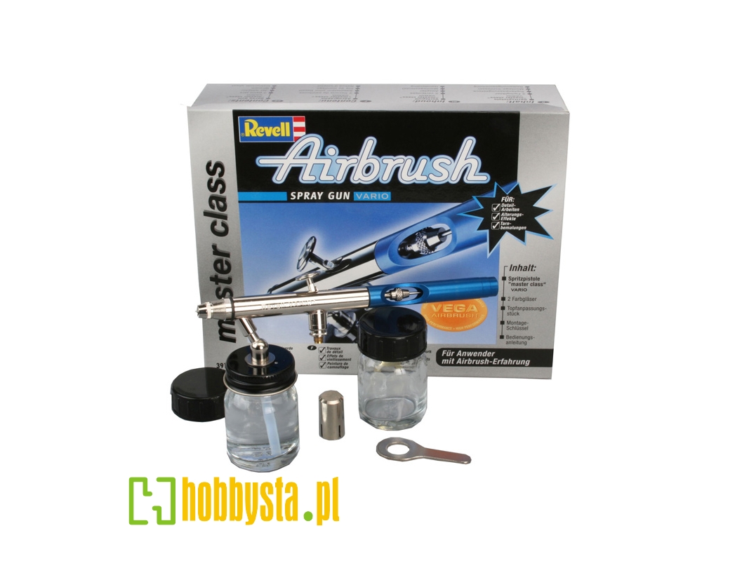 Airbrush Master Class Vario Double Action With Bottle Feed (Medium Head) - zdjęcie 1 Airbrush Master Class Vario Double Action With Bottle Feed (Medium Head) - zdjęcie 1