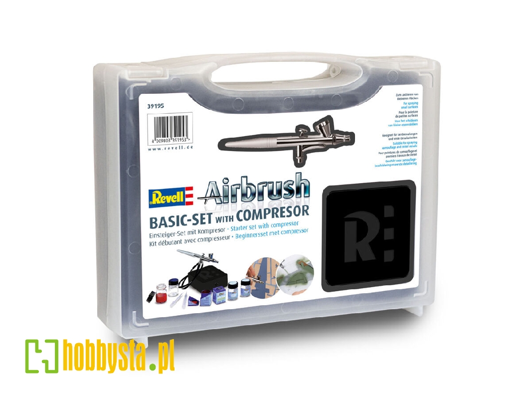Airbrush Basic Set With Compressor (Version 2023) - zdjęcie 1 Airbrush Basic Set With Compressor (Version 2023) - zdjęcie 1