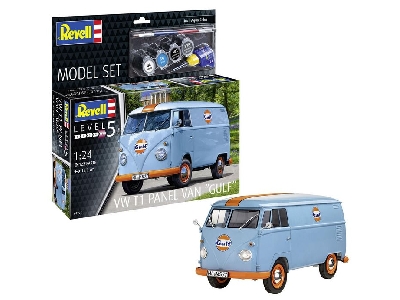 Vw T1 Panel Van (Gulf Decoration) - Model Set - zdjęcie 1