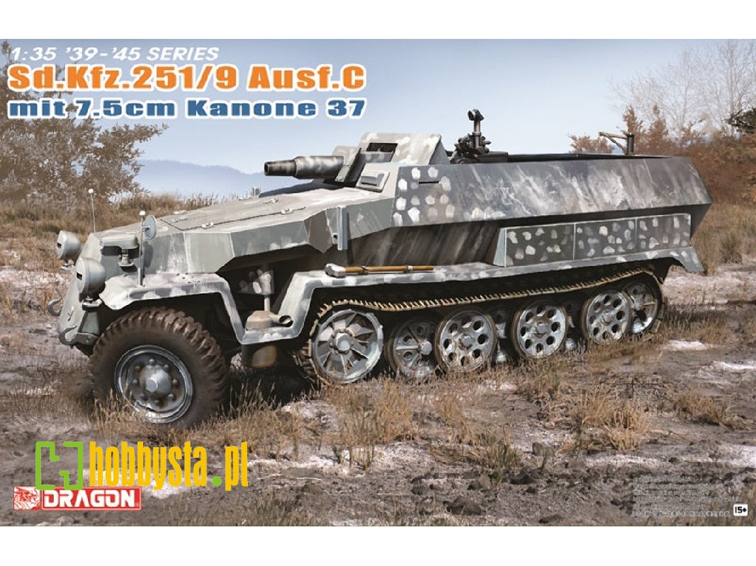 Sd.Kfz.251/9 Ausf.C mit 7.5cm Kanone 37 - zdjęcie 1