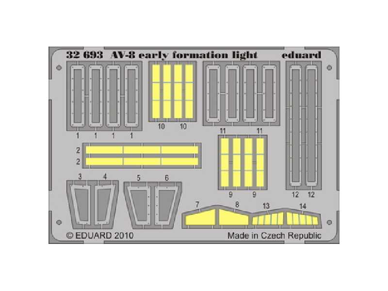 AV-8 early formation light 1/32 - Trumpeter - blaszki - zdjęcie 1 AV-8 early formation light 1/32 - Trumpeter - blaszki - zdjęcie 1